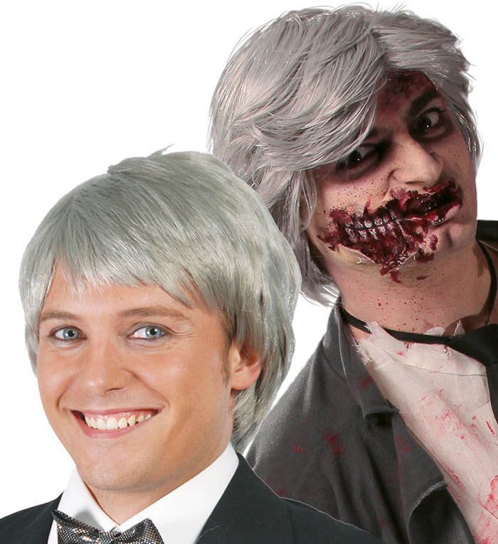 Zombie paryk, grå
