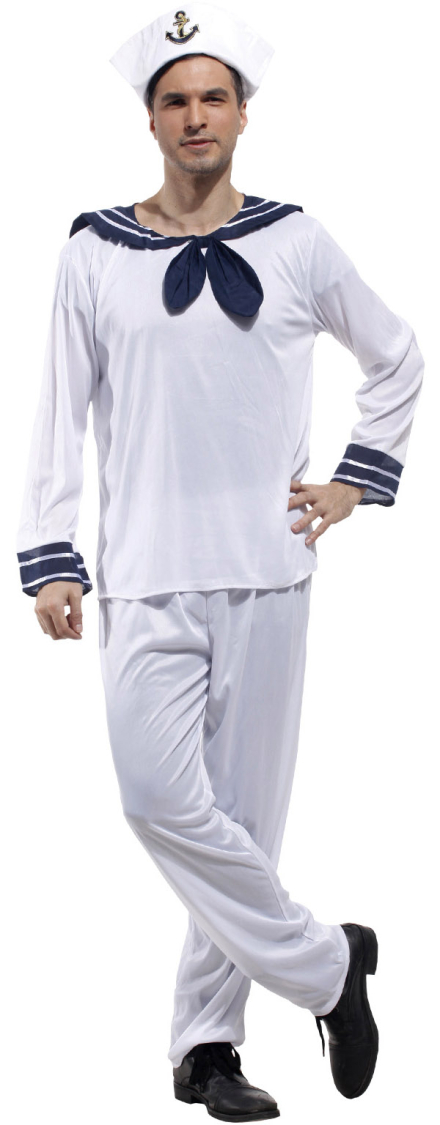 Matros kostume Sailor Man M