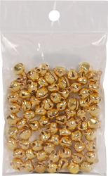 Bjælde, guld 10 mm 75-pak