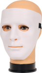 Robotmaske plast, hvid