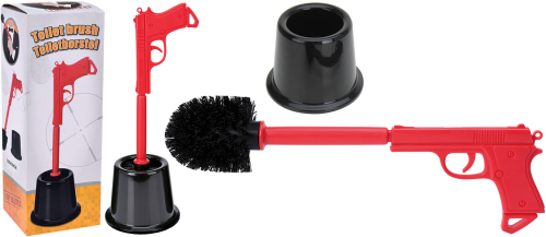 Pistol toiletbørste, rød