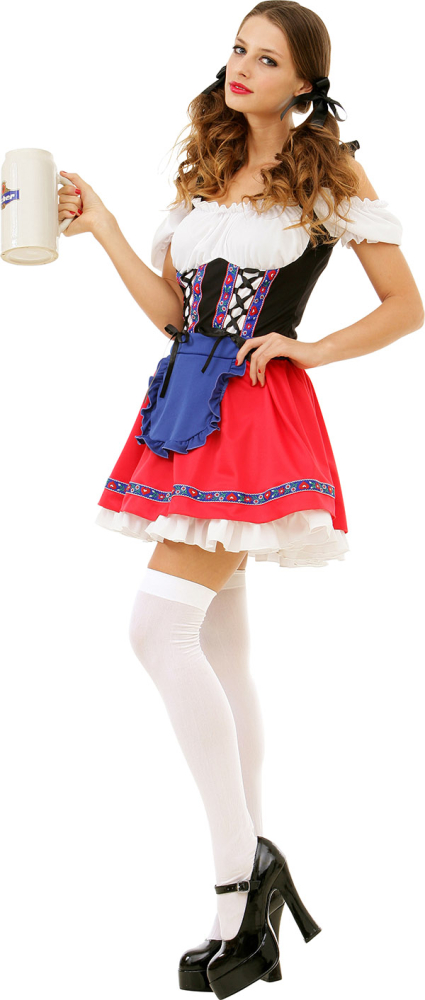 Beer Stein Babe kostume, M